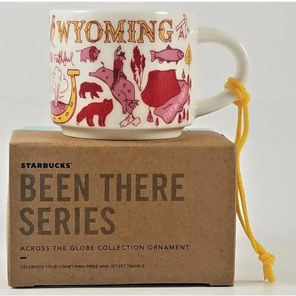 NWT-Starbucks-Been There Series -Wyoming Espresso Ornament 2oz 🤠 - Picture 1 of 2